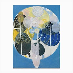 Hilma Af Klint - The Large Figure Paintings, No. 5, Group III, The Key to All Works to Date, The WU/R Canvas Print