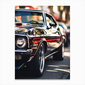 Close Of American Muscle Car 017 Canvas Print