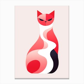 Red Cat 9 Canvas Print