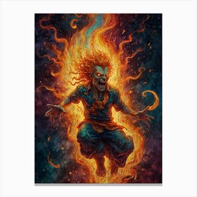 Fire Demon Canvas Print