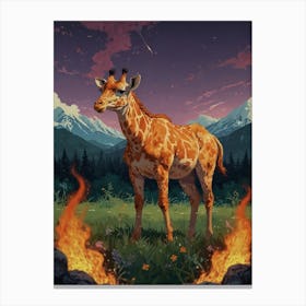 Giraffe 73 Canvas Print