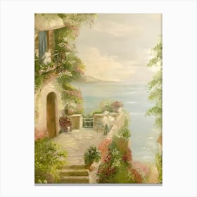 Mediterranean Seascape Canvas Print