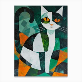 Cat With Green Eyes 2 Canvas Print