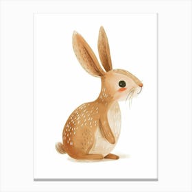 Cinnamon Rabbit Kids Illustration 1 Canvas Print