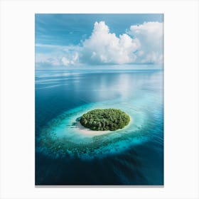 Island In The Middle Of The Ocean 4 Canvas Print