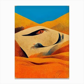 Dune Poster Fan Art Dali Canvas Print