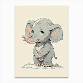 Baby Elephant 2 Canvas Print