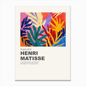 Museum Poster Inspired By Henri Matisse 15 Canvas Print