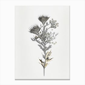 Silver Torch Joshua Tree Gold And Black (3) Canvas Print