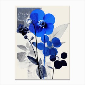 Blue Flowers 28 Canvas Print