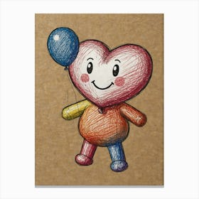 Heart Balloon 13 Canvas Print