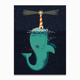 King Of The Narwhals Canvas Print