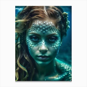 Mermaid -Reimagined 3 Canvas Print