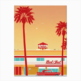 Red'S Diner Canvas Print Kmart Wall Art Canvas Print
