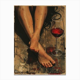 Glass Of Wine 7 Canvas Print