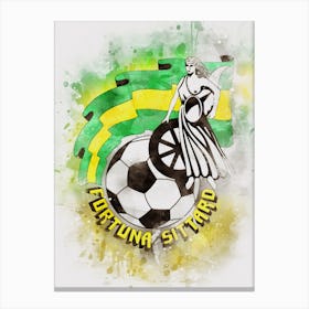 Fortuna Sittard Fc Painting Canvas Print