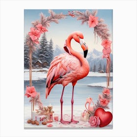 Pink Flamingo 6 Canvas Print