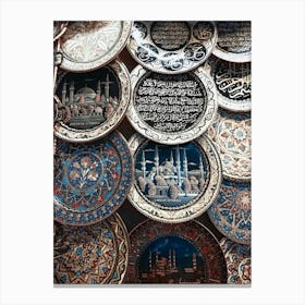 Turkish Plates Canvas Print