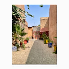 Alleyway In Morocco Canvas Print