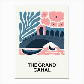 Travel The Grand Canal Venice Abstract Gallery Canvas Print