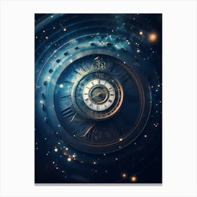 Clock - Clock Stock Videos & Royalty-Free Footage Canvas Print