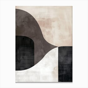 Curves In Harmony Minimalist Style Canvas Print