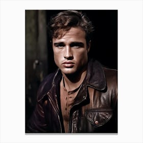 Color Photograph Marlon Brando Canvas Print