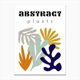 Abstract Plants Poster 2 Canvas Print