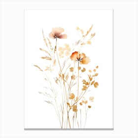 Watercolor Flowers 13 Canvas Print