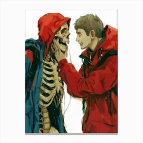 Skeleton 4 Canvas Print