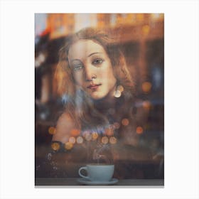Venus At The Cafe Canvas Print