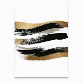 Gold And Black Canvas Print 19 Canvas Print