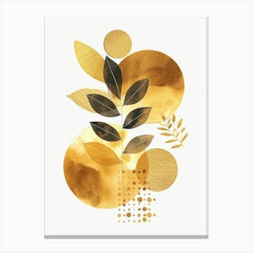 Gold Leaf Canvas Print 10 Canvas Print