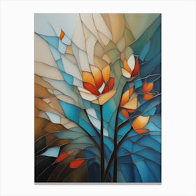 Stained Glass Painting Canvas Print