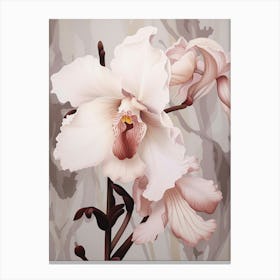 Floral Illustration Orchid 2 Canvas Print