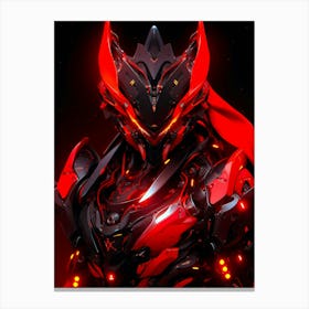 Sci-Fi Art Red Dragon Canvas Print