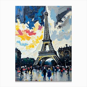 Paris Eiffel Tower 3 Canvas Print