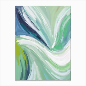 Abstract Wave Painting 1 Canvas Print