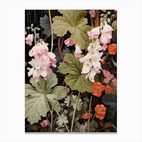 Flower Illustration Coral Bells 1 Canvas Print