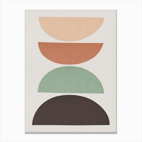 Geometry with circles C Canvas Print