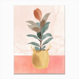 Plant In A Pot 15 Canvas Print