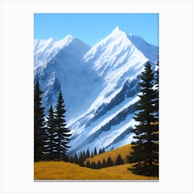 Snowy Mountains 3 Canvas Print