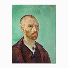 Self Portrait (Dedicated To Paul Gauguin) (1888), Vincent Van Gogh Canvas Print