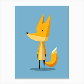 Cartoon Fox Canvas Print