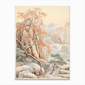 Japanese Snowbell Victorian Style 0 Canvas Print