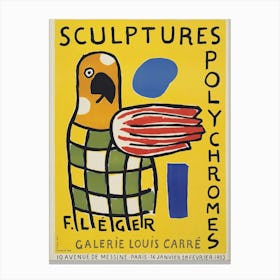 Fernand Léger Sculptures Polychromes F Canvas Print