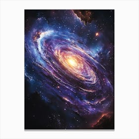 Galaxy In Space 5 Canvas Print