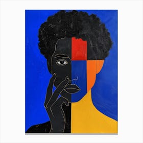 Afro-American Woman 68 Canvas Print