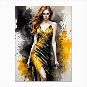 Fashion Illustration Canvas Print