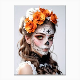 Day Of The Dead 3 Canvas Print